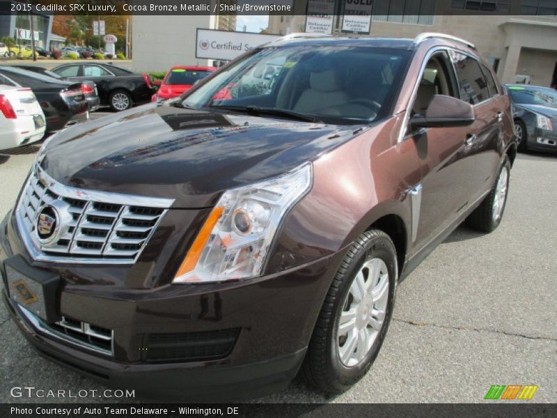 Cocoa Bronze Metallic / Shale/Brownstone 2015 Cadillac SRX Luxury