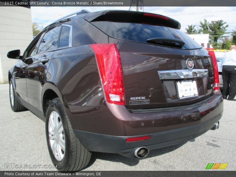 Cocoa Bronze Metallic / Shale/Brownstone 2015 Cadillac SRX Luxury