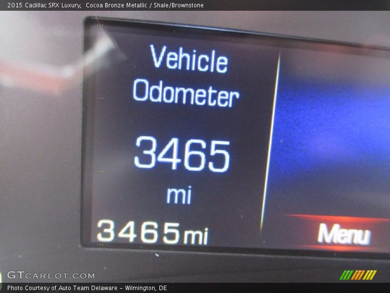 Cocoa Bronze Metallic / Shale/Brownstone 2015 Cadillac SRX Luxury