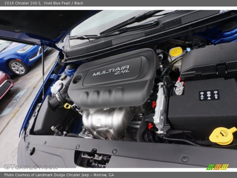 Vivid Blue Pearl / Black 2016 Chrysler 200 S