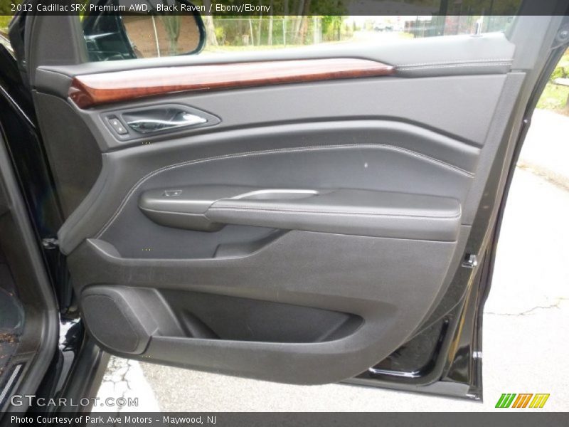 Black Raven / Ebony/Ebony 2012 Cadillac SRX Premium AWD