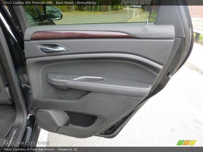 Black Raven / Ebony/Ebony 2012 Cadillac SRX Premium AWD