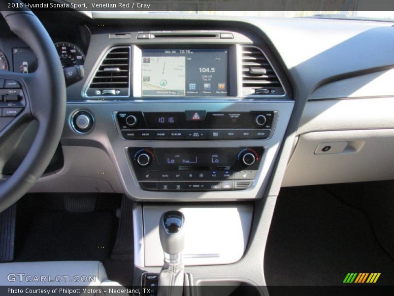 Venetian Red / Gray 2016 Hyundai Sonata Sport