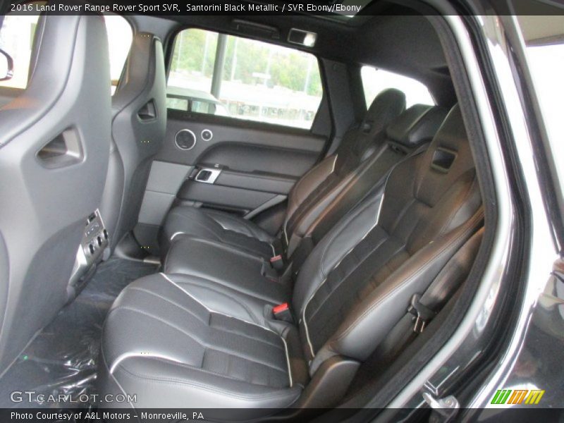 Rear Seat of 2016 Range Rover Sport SVR