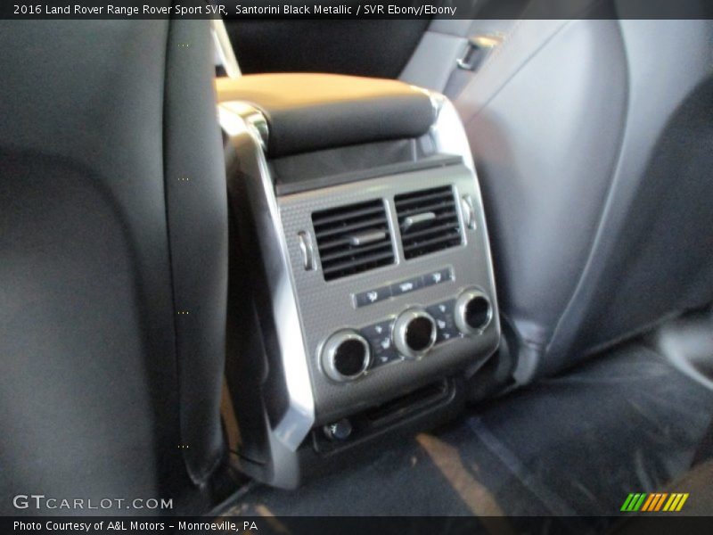 Controls of 2016 Range Rover Sport SVR