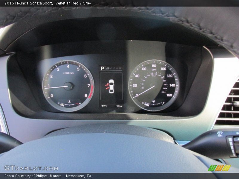 Venetian Red / Gray 2016 Hyundai Sonata Sport