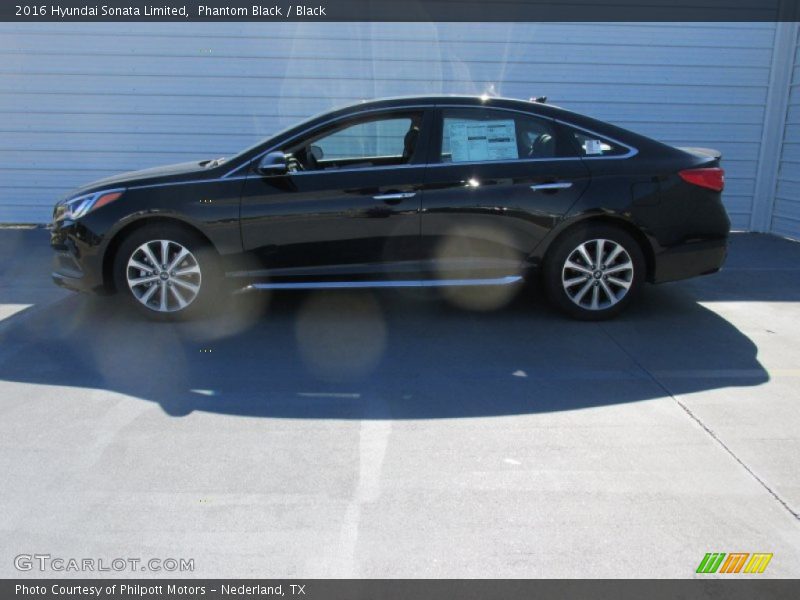 Phantom Black / Black 2016 Hyundai Sonata Limited