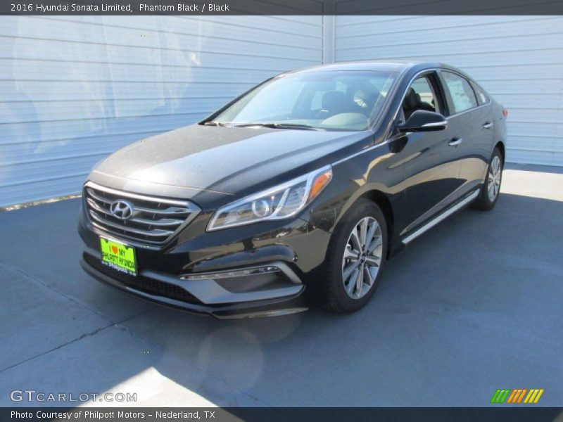 Phantom Black / Black 2016 Hyundai Sonata Limited