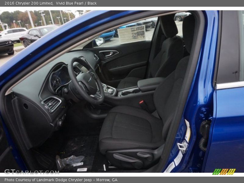 Vivid Blue Pearl / Black 2016 Chrysler 200 Limited
