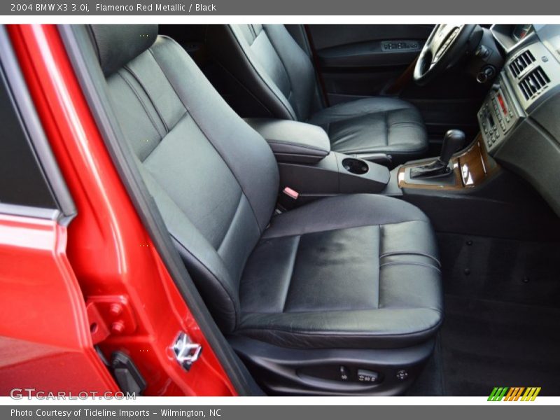 Flamenco Red Metallic / Black 2004 BMW X3 3.0i