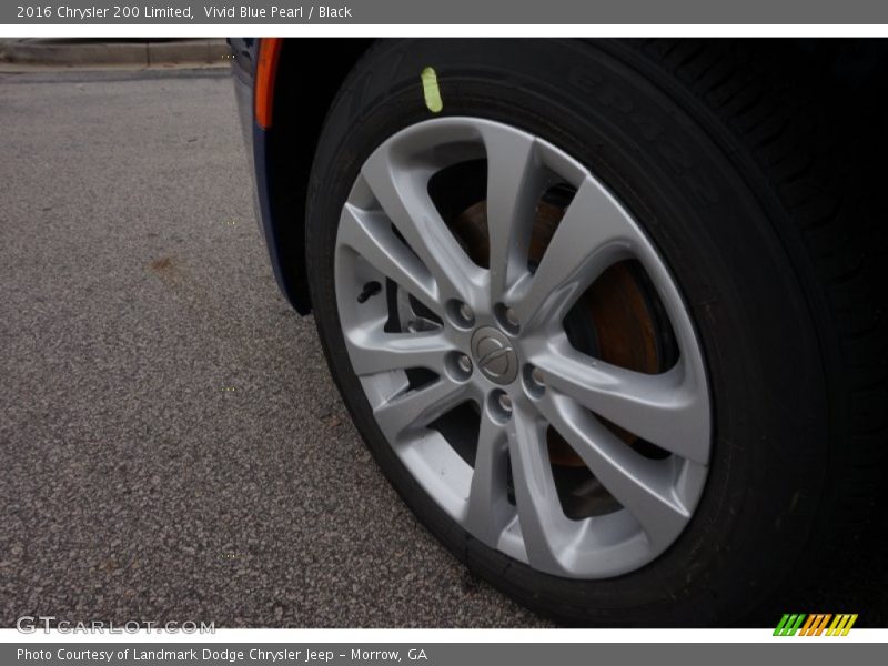 Vivid Blue Pearl / Black 2016 Chrysler 200 Limited