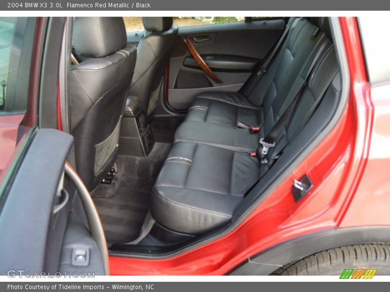 Flamenco Red Metallic / Black 2004 BMW X3 3.0i
