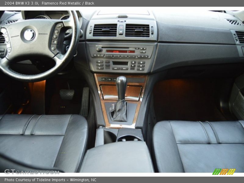 Flamenco Red Metallic / Black 2004 BMW X3 3.0i