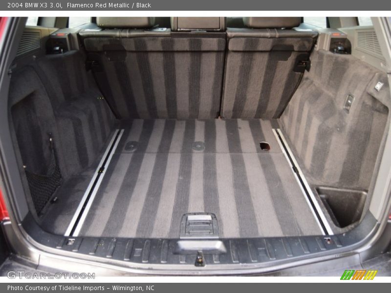 Flamenco Red Metallic / Black 2004 BMW X3 3.0i