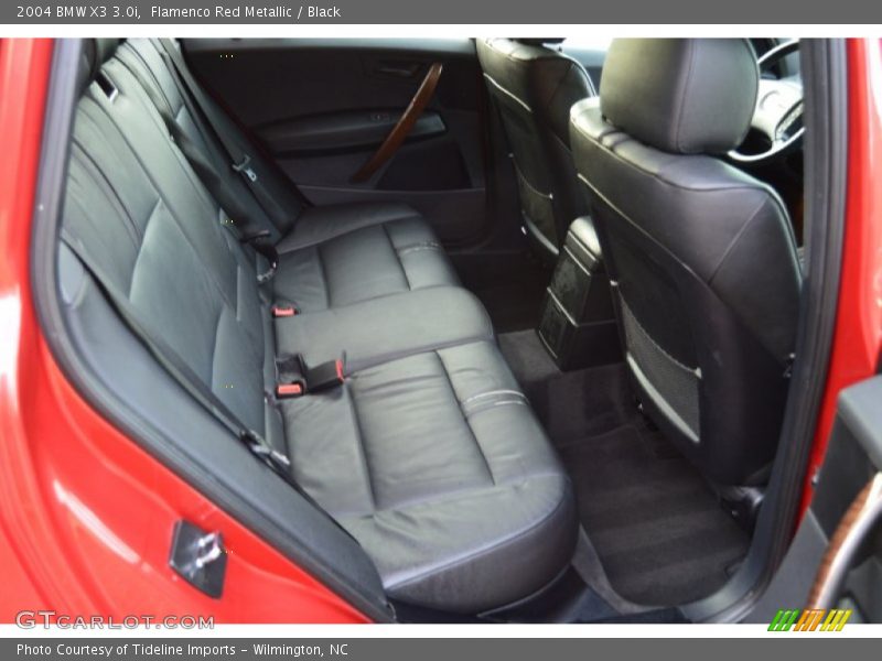 Flamenco Red Metallic / Black 2004 BMW X3 3.0i