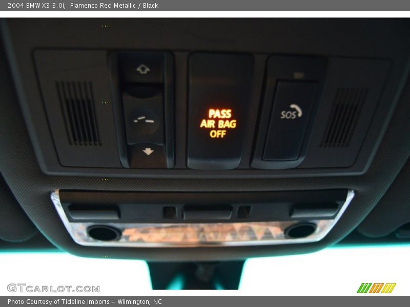 Flamenco Red Metallic / Black 2004 BMW X3 3.0i