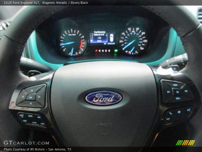 Magnetic Metallic / Ebony Black 2016 Ford Explorer XLT