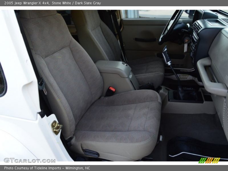 Stone White / Dark Slate Gray 2005 Jeep Wrangler X 4x4