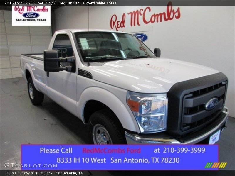 Oxford White / Steel 2016 Ford F250 Super Duty XL Regular Cab