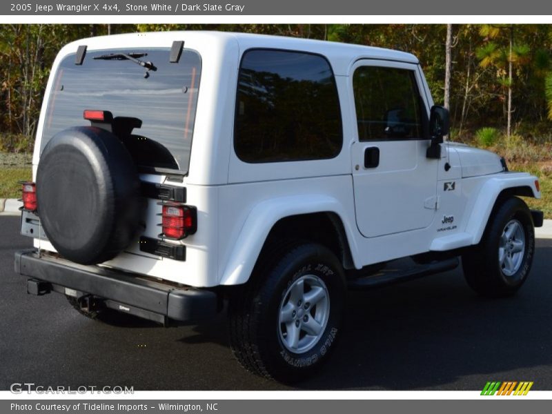 Stone White / Dark Slate Gray 2005 Jeep Wrangler X 4x4