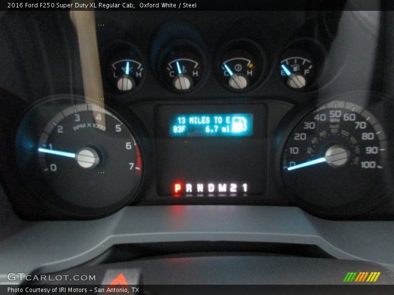 Oxford White / Steel 2016 Ford F250 Super Duty XL Regular Cab
