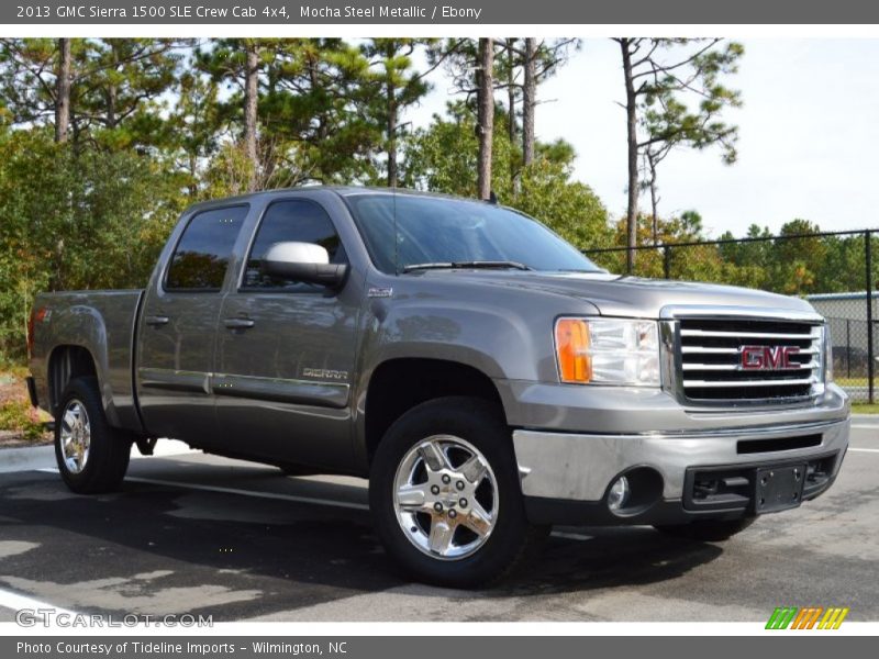 Mocha Steel Metallic / Ebony 2013 GMC Sierra 1500 SLE Crew Cab 4x4