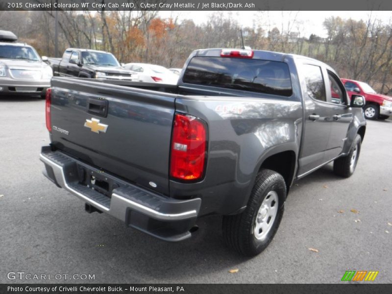 Cyber Gray Metallic / Jet Black/Dark Ash 2015 Chevrolet Colorado WT Crew Cab 4WD