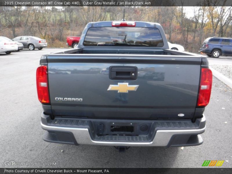 Cyber Gray Metallic / Jet Black/Dark Ash 2015 Chevrolet Colorado WT Crew Cab 4WD