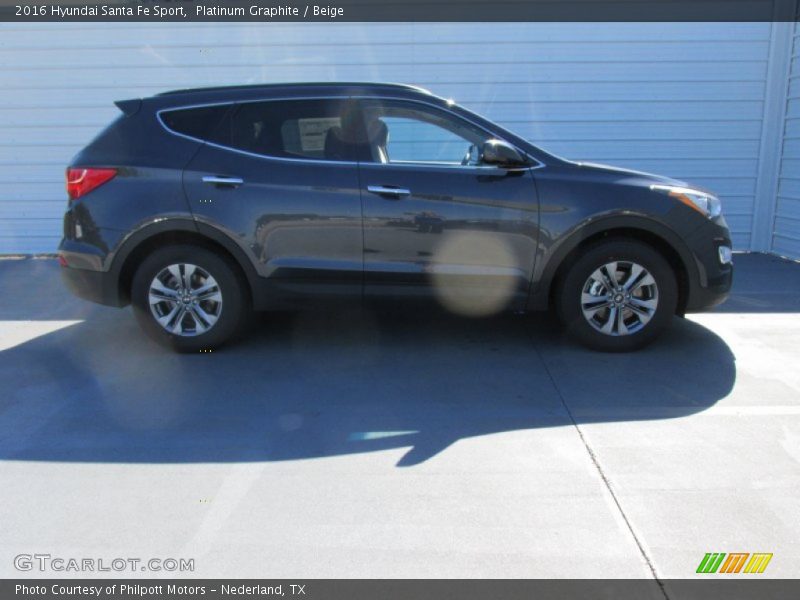 Platinum Graphite / Beige 2016 Hyundai Santa Fe Sport