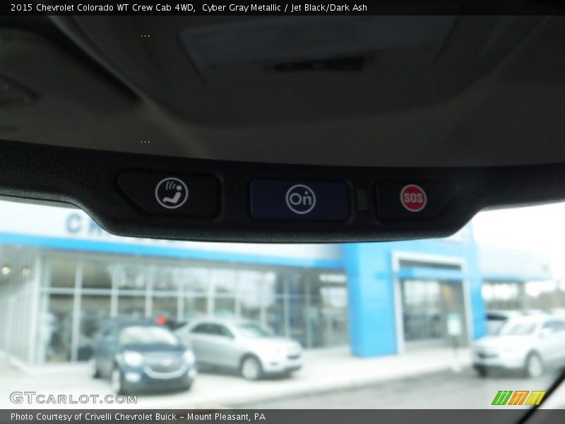 Cyber Gray Metallic / Jet Black/Dark Ash 2015 Chevrolet Colorado WT Crew Cab 4WD