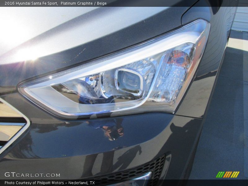 Platinum Graphite / Beige 2016 Hyundai Santa Fe Sport