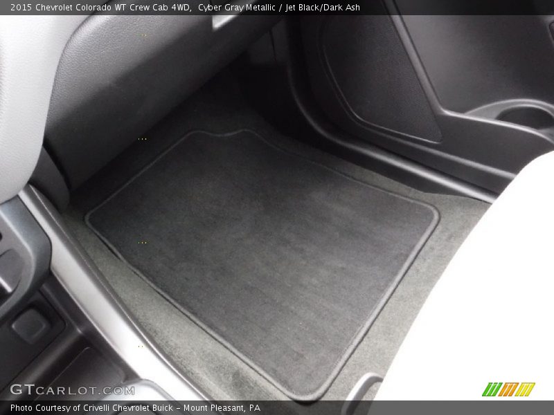 Cyber Gray Metallic / Jet Black/Dark Ash 2015 Chevrolet Colorado WT Crew Cab 4WD