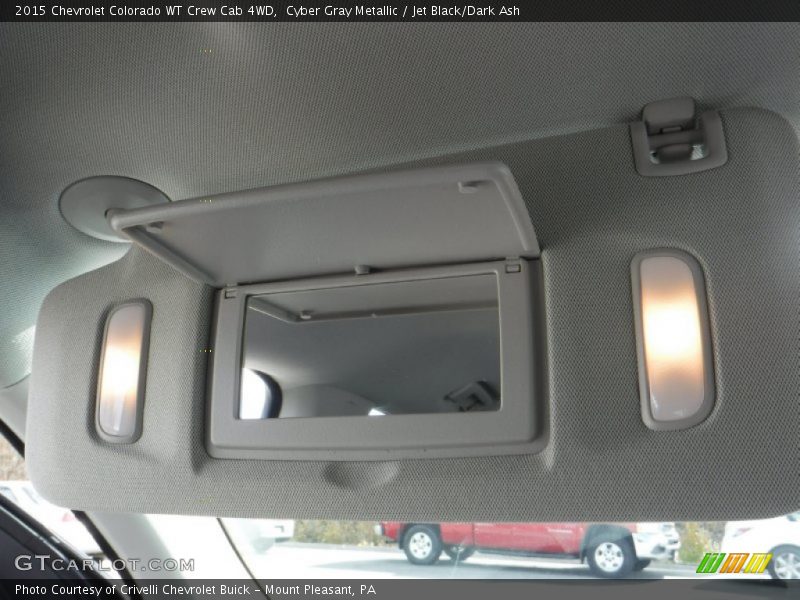 Cyber Gray Metallic / Jet Black/Dark Ash 2015 Chevrolet Colorado WT Crew Cab 4WD