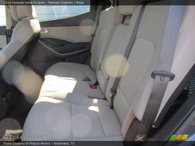 Platinum Graphite / Beige 2016 Hyundai Santa Fe Sport