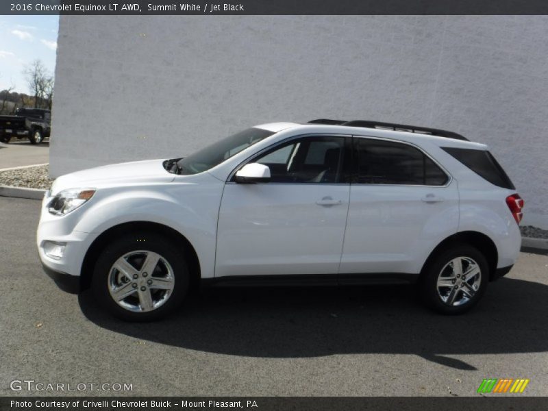 Summit White / Jet Black 2016 Chevrolet Equinox LT AWD