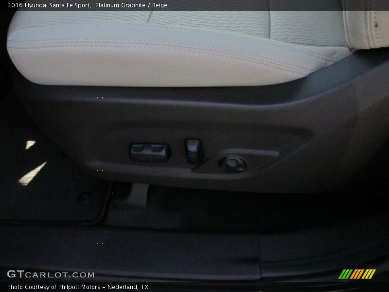 Platinum Graphite / Beige 2016 Hyundai Santa Fe Sport