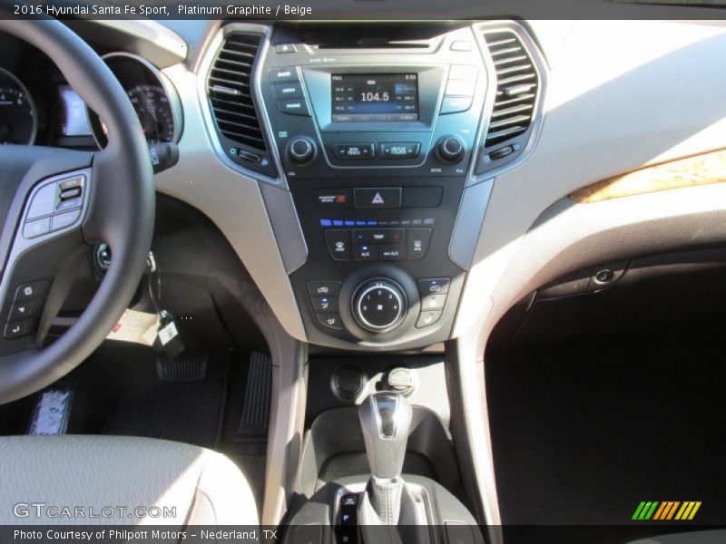 Platinum Graphite / Beige 2016 Hyundai Santa Fe Sport