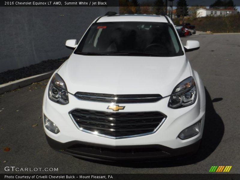 Summit White / Jet Black 2016 Chevrolet Equinox LT AWD