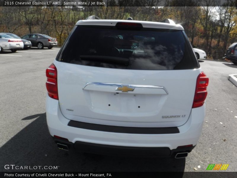 Summit White / Jet Black 2016 Chevrolet Equinox LT AWD