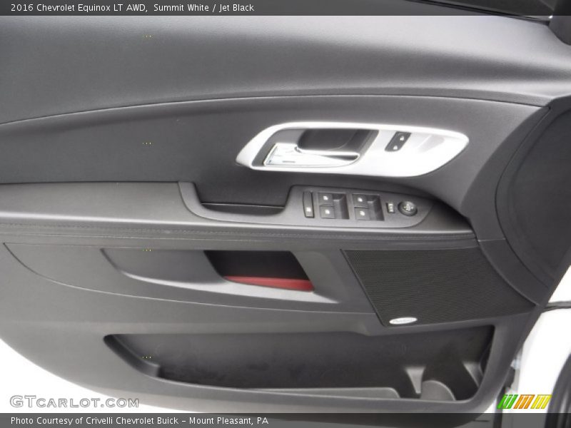 Summit White / Jet Black 2016 Chevrolet Equinox LT AWD