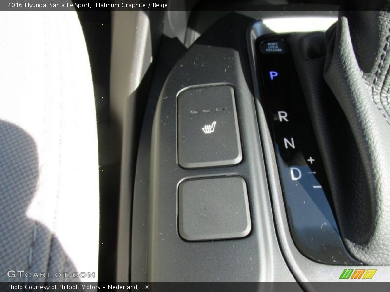 Platinum Graphite / Beige 2016 Hyundai Santa Fe Sport