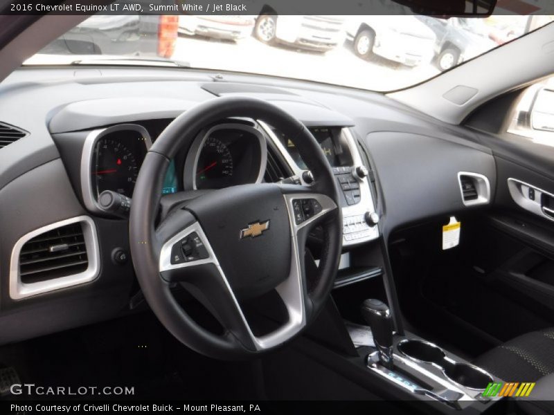 Summit White / Jet Black 2016 Chevrolet Equinox LT AWD