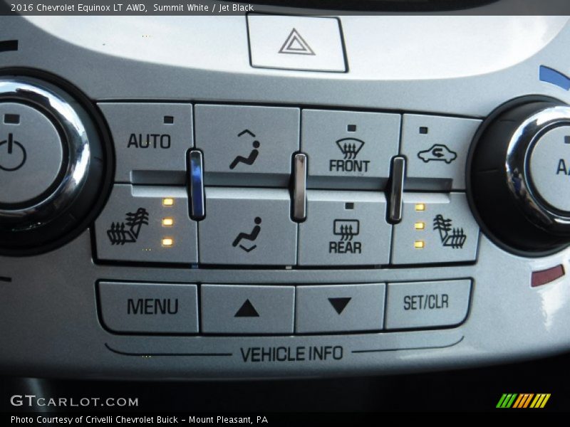 Summit White / Jet Black 2016 Chevrolet Equinox LT AWD