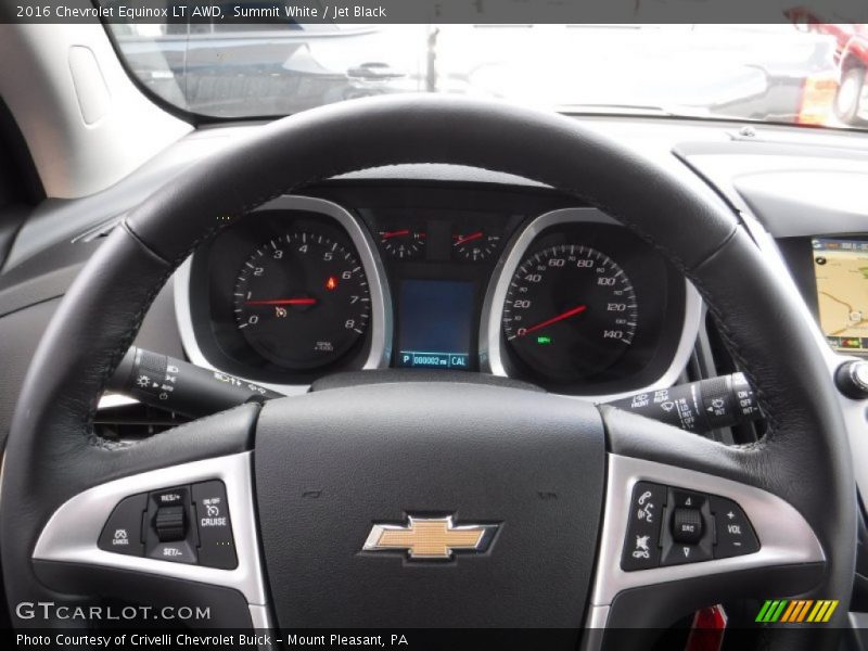 Summit White / Jet Black 2016 Chevrolet Equinox LT AWD