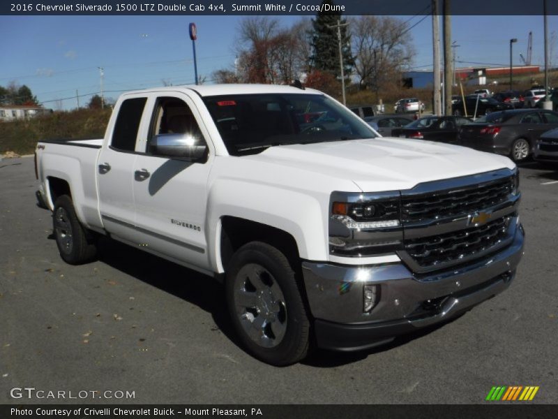 Front 3/4 View of 2016 Silverado 1500 LTZ Double Cab 4x4