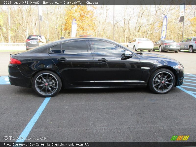 Ebony / Warm Charcoal/Warm Charcoal 2015 Jaguar XF 3.0 AWD