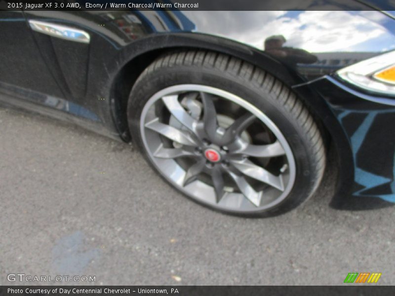 Ebony / Warm Charcoal/Warm Charcoal 2015 Jaguar XF 3.0 AWD