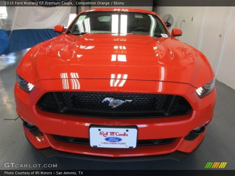 Competition Orange / Ebony 2016 Ford Mustang GT Premium Coupe