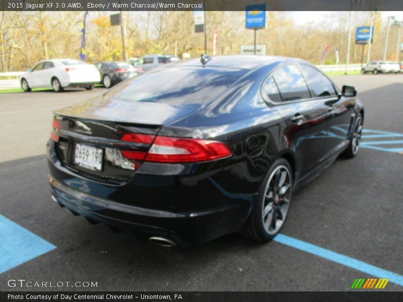 Ebony / Warm Charcoal/Warm Charcoal 2015 Jaguar XF 3.0 AWD