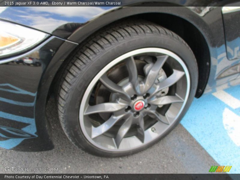 Ebony / Warm Charcoal/Warm Charcoal 2015 Jaguar XF 3.0 AWD